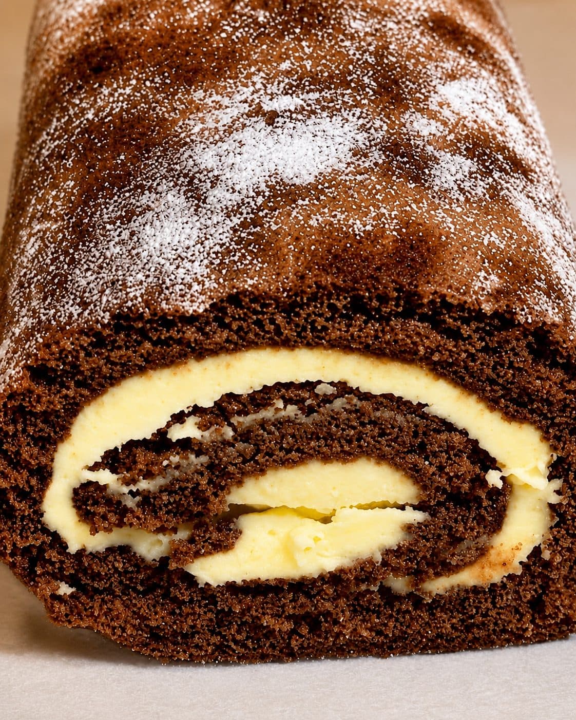 Chocolate roll cake (Choklad Rulltårta)